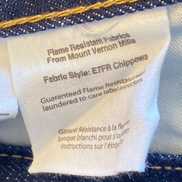 Carhartt work jeans FR NFPA 2112/CAT 2 Size: 40x32, Used - Picture 11 of 12